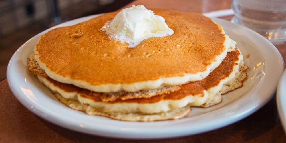 Brunch served on a table.